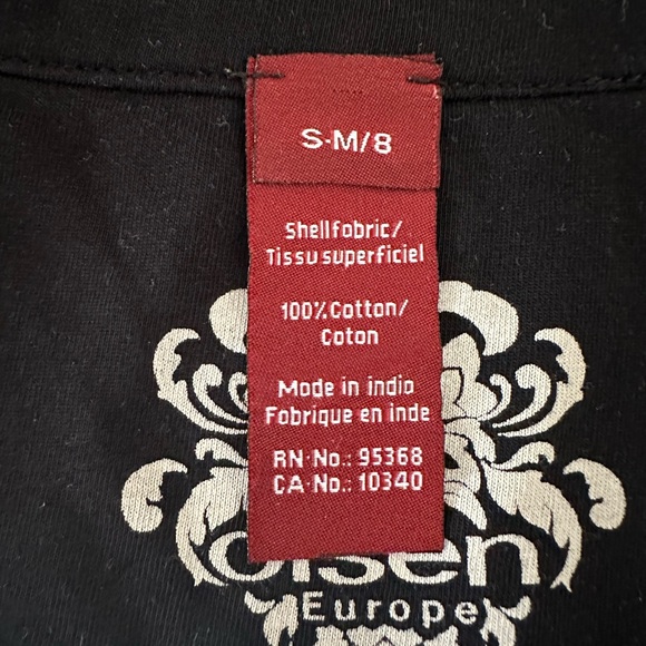 Olsen Europe snakeskin pattern zipped cardigan size S-M/8 - Picture 5 of 14